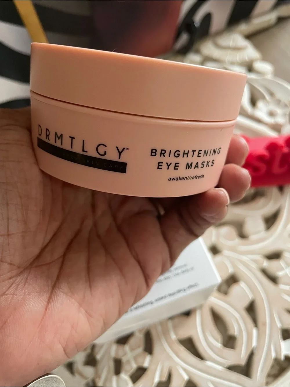 DRMTLGY-Brightening Eye Masks NIB